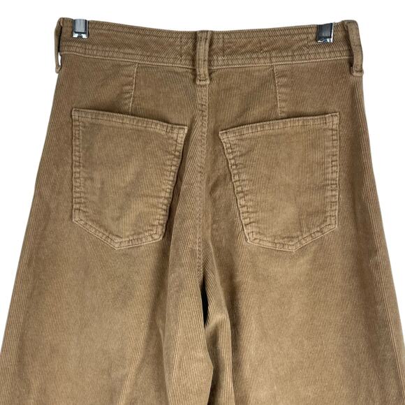 Universal Thread High Rise Sailor Wide Leg Corduroy Pant Brown Size 2R - Picture 6 of 9